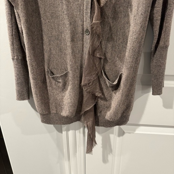 Elizabeth and James Ruffle Cashmere Sweater - Picture 3 of 6